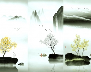 新中式壁纸-ID:944631188