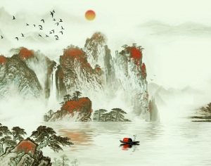 中式壁纸-ID:966496944