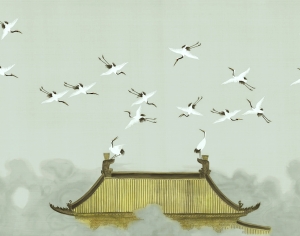 新中式山水壁纸-ID:933722971