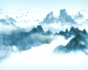 新中式山水壁纸-ID:201765066