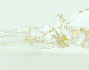 新中式山水壁纸-ID:635580067