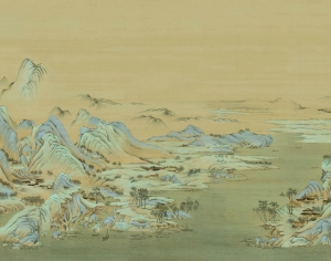 新中式山水壁纸-ID:800065996