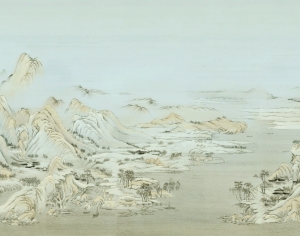 新中式山水壁纸-ID:726317885