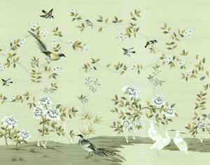 新中式花鸟壁纸-ID:126106023