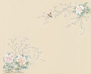 新中式花鸟壁纸-ID:869466074