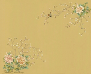 新中式花鸟壁纸-ID:967484001