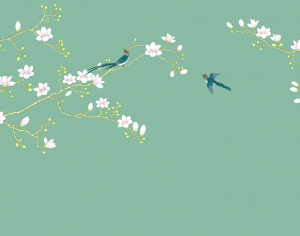 新中式壁纸壁画-ID:115959622