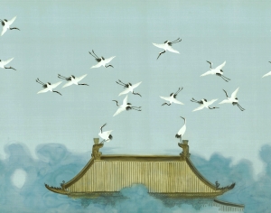 新中式壁纸壁画-ID:224425083