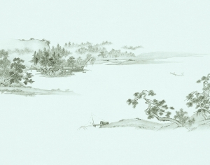新中式壁纸壁画-ID:692050528