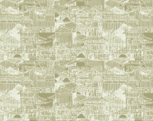 新中式壁纸壁画-ID:379012114