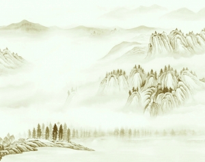 新中式壁纸壁画-ID:479371079