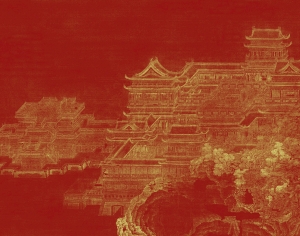 新中式壁纸壁画-ID:339477061
