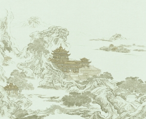 新中式壁纸壁画-ID:118572001