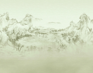 新中式壁纸壁画-ID:983913906