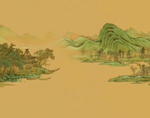 新中式壁纸壁画-ID:932801019