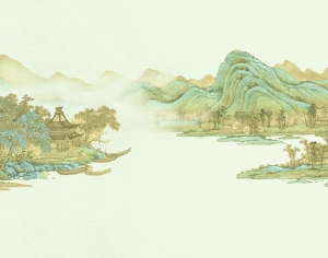 新中式壁纸壁画-ID:225852973