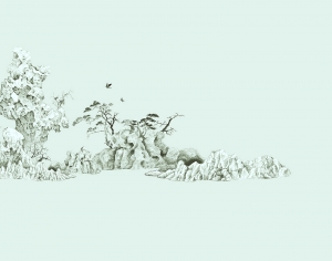 新中式壁纸壁画-ID:447057966
