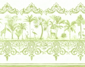 ModernAnimal And Plant Pattern Wallpaper