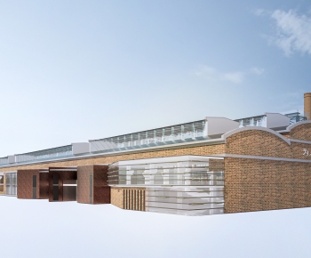 Modern Building Appearance-ID:195281037