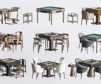 Modern Mahjong Tables And Chairs-ID:841441234