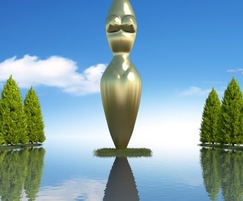 Modern Sculpture Sketch-ID:830354936