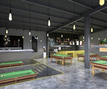 Modern Billiard Room-ID:743338118