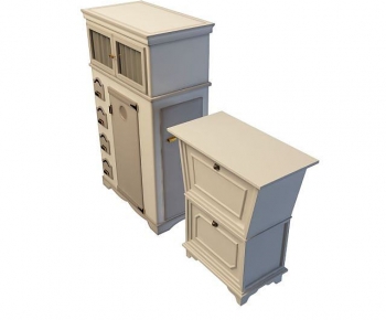 Simple European Style Decorative Cabinet-ID:605715041