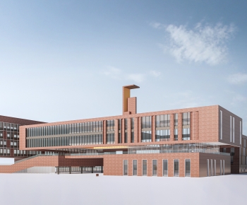 Modern School Building-ID:353878027