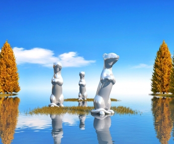 Modern Sculpture Sketch-ID:645759124