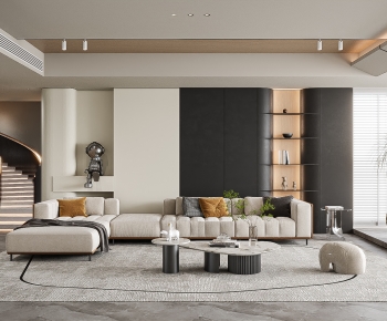 Modern A Living Room-ID:568495993