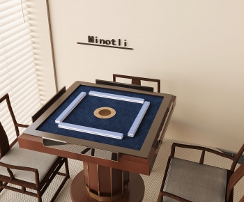 Modern Mahjong Tables And Chairs-ID:467190982