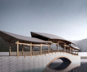 Chinese Style Bridge-ID:351459982