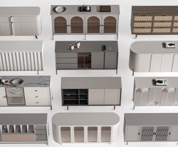 Modern Side Cabinet-ID:145291098