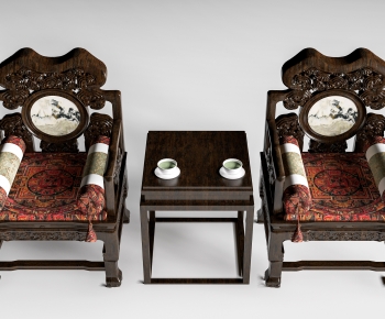 Chinese Style Lounge Chair-ID:559508095