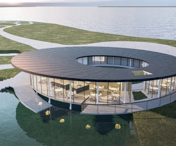 Modern Appearance Of Commercial Building-ID:846445089