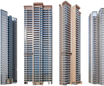 Modern Residential Building-ID:493864063