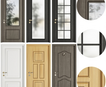 Modern Single Door-ID:587953091