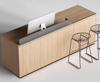 Modern Reception Desk-ID:107407098