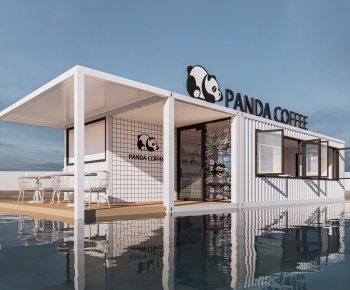 Modern Appearance Of Commercial Building-ID:136929999