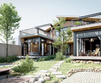 Modern Double Townhouse-ID:197539097