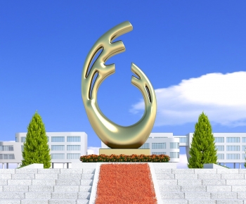 Modern Sculpture Sketch-ID:126641996