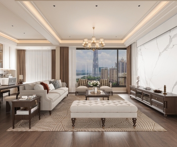 American Style A Living Room-ID:689357046