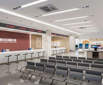 Modern Office Reception Desk-ID:561755907