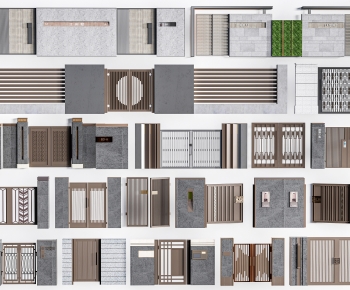 Modern Fence-ID:227282058