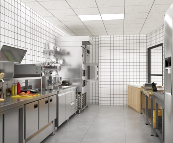 Modern Central Kitchen-ID:460583937