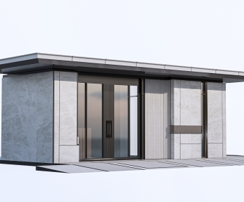 Modern Facade Element-ID:628020051