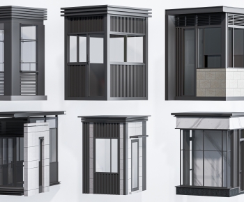 Modern Security Booth-ID:366211899