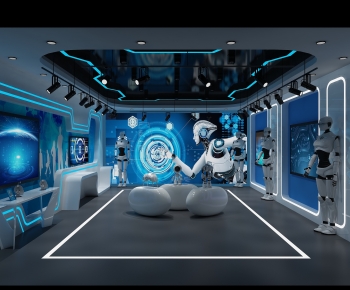 Modern Exhibition Hall-ID:801050907