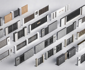 Modern Fence-ID:445080047