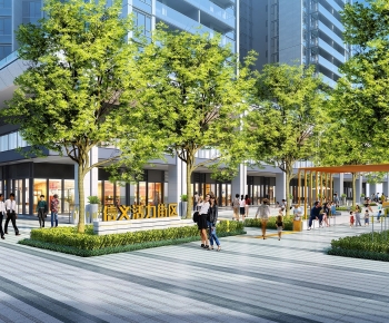 Modern Commercial Street-ID:487586989